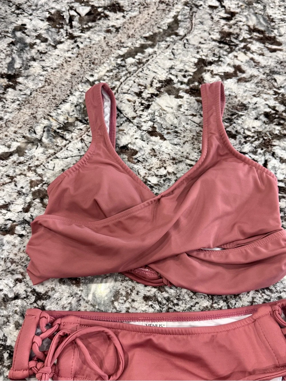 Venus Rose Mauve Two-Piece Bikini Set - Picture 4 of 12